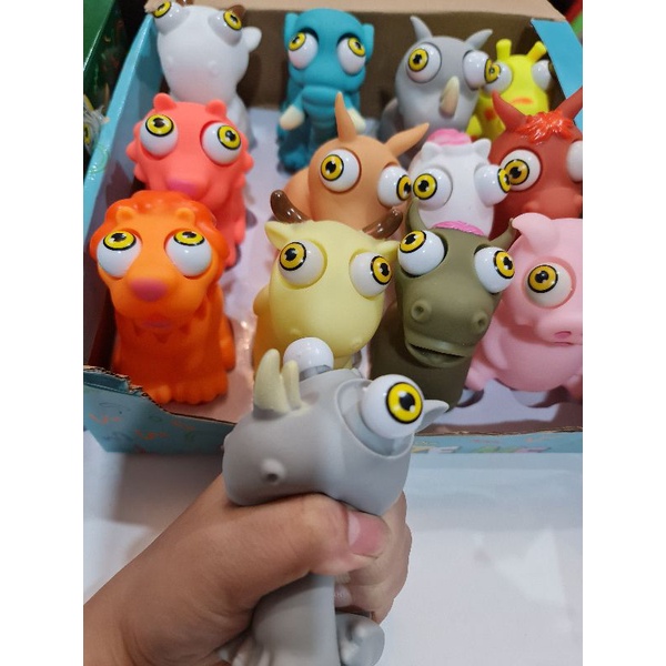 Đồ chơi mochi thú bóp trố mắt giảm stress- mẫu ngẫu nhiên size lớn