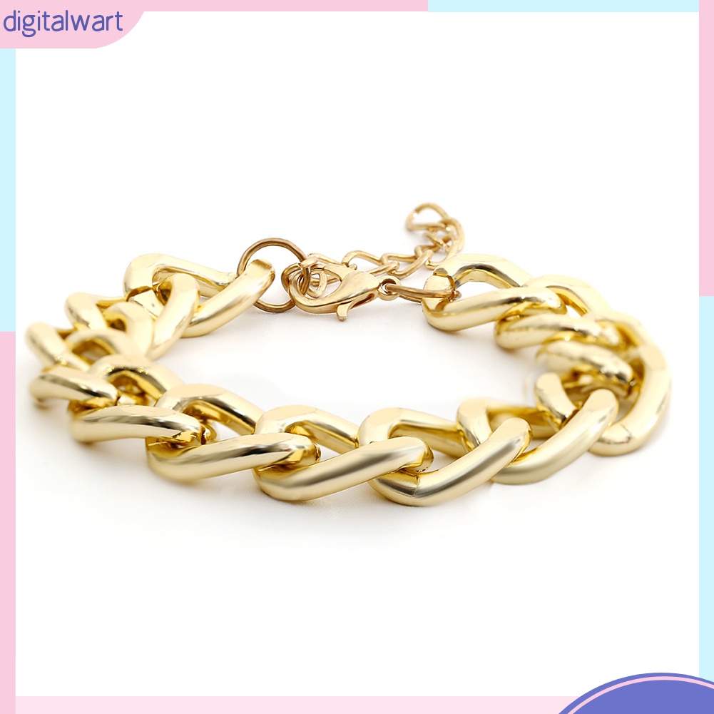 Bộ 2 vòng tay thời trang nữ kiểu dáng cực cá tính màu hoàng kim thanh lịch