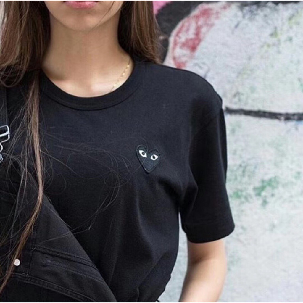Áo Thun Cotton Tay Ngắn Cổ Tròn Thêu Họa Tiết Cổ Điển Thời Trang Unisex