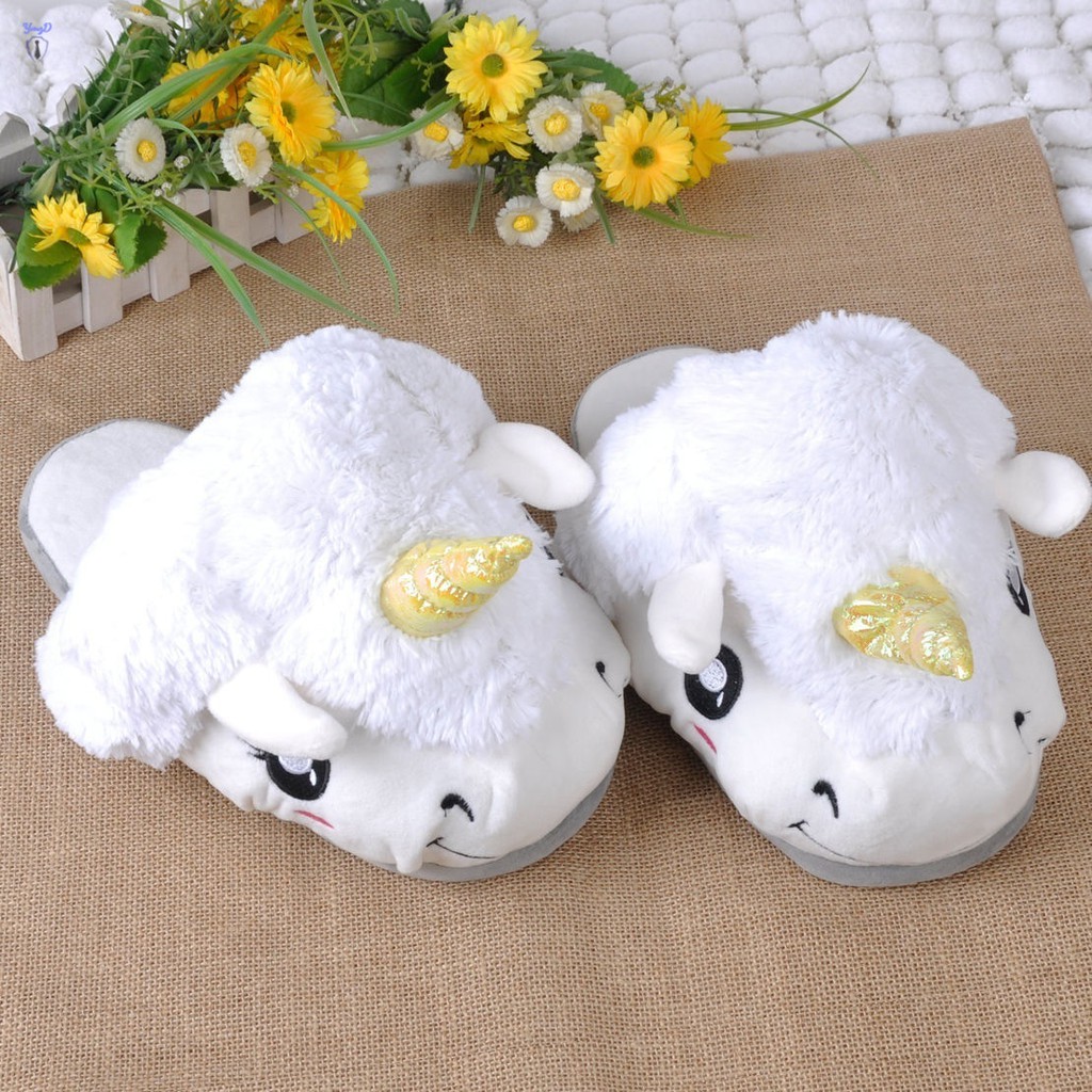 Dép lông đi trong nhà họa tiết hoạt hình đáng yêu
