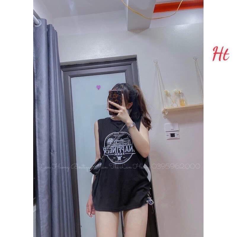 Áo tanktop hình tròn năm màu HT12