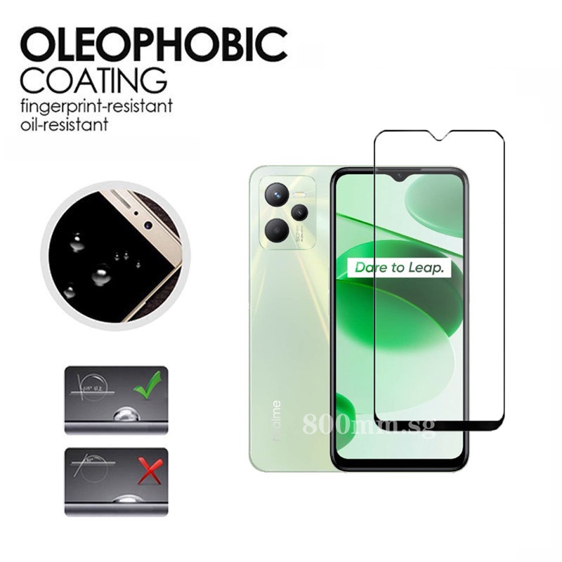 Kính cường lực màn hình/ Kính bảo vệ camera/ Set cho Realme C35 C55 C33 9i 9 Pro+ GT Neo 2 8 5G 7 Pro C21Y C25S C25 C17