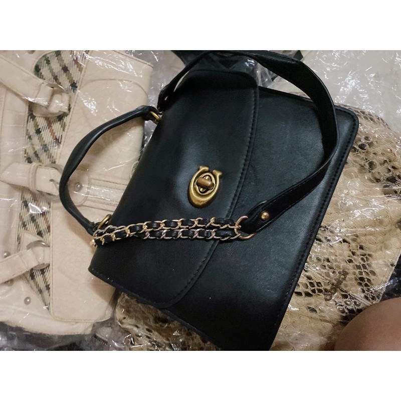 Túi da thật hiệu COACH
