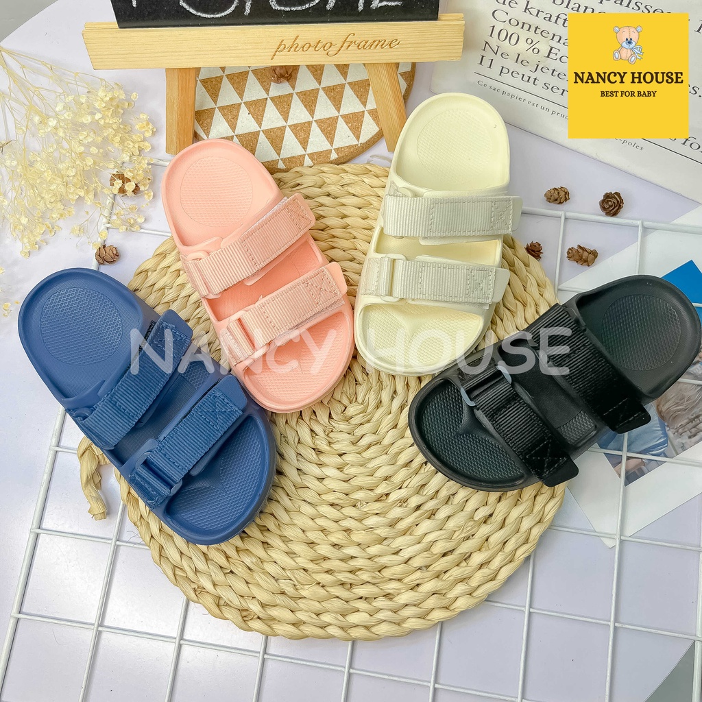 Dép quai ngang 2 quai Cheerful Mario, dép quai dán S46 cho bé trai bé gái êm mềm dễ chịu chống trơn trượt chính hãng