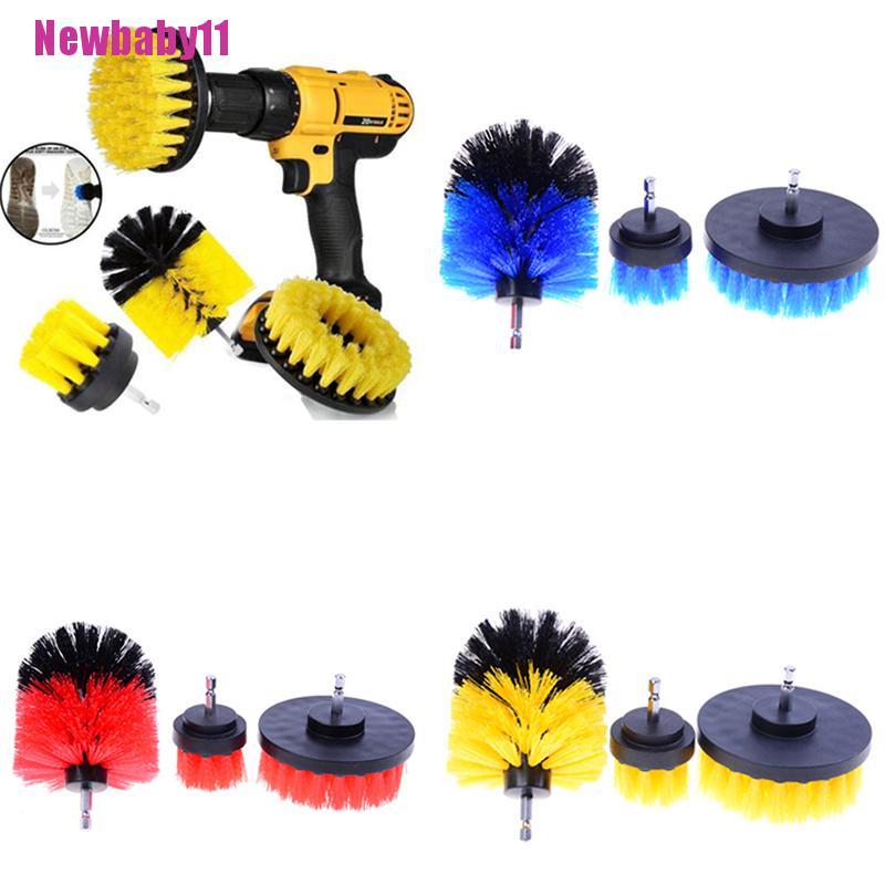 Set 3 Đầu Cọ Vệ Sinh Gắn Máy Khoan Điện Tiện Dụng Cho Gia Đình BABY11