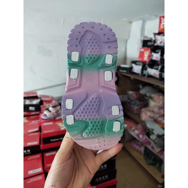 giầy Sandal, Dép quai hậu bé gái có hình công chúa elsa êm mềm không đau chân