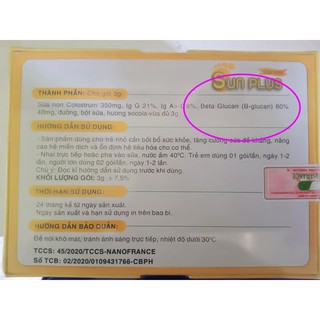 Sữa Non Sunplus và Men Hữu Cơ