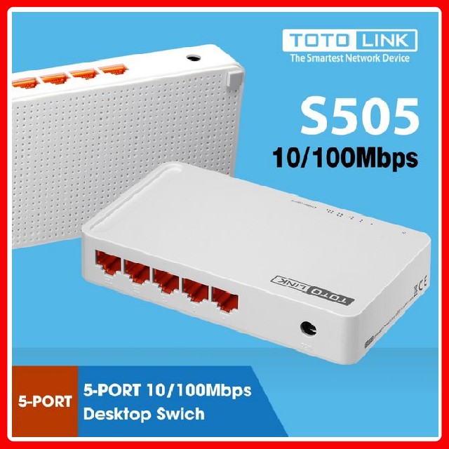 Bộ chia mạng Totolink S505 5 Port Chính hãng - BH 24 Tháng