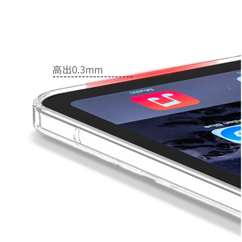 Ốp máy tính bảng bằng silicon mềm có ngăn đựng bút thích hợp cho Apple iPad Pro 12.9 11 2018 2020 2021M1 2015/2017