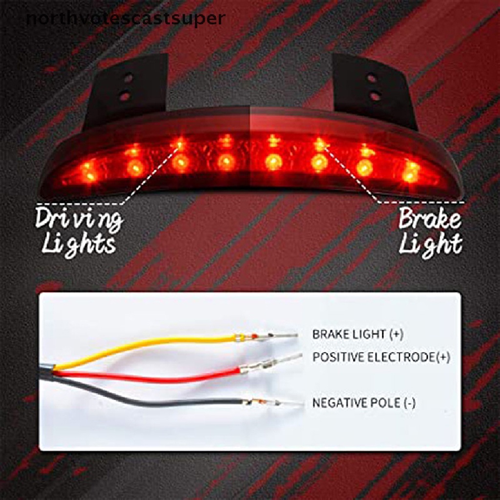 Đèn Led Phanh Gắn Đuôi Xe Mô Tô XL883 1200 NVCS