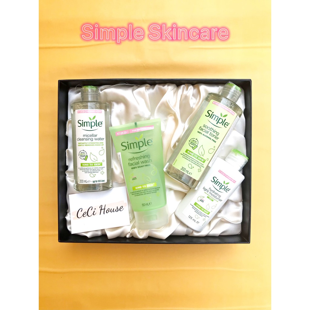 Nước tẩy trang 𝗦𝗶𝗺𝗽𝗹𝗲 𝗠𝗶𝗰𝗲𝗹𝗹𝗮𝗿 𝗖𝗹𝗲𝗮𝗻𝘀𝗶𝗻𝗴 𝗪𝗮𝘁𝗲𝗿 200ml