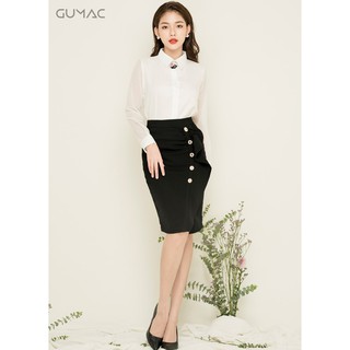 Áo sơ mi phụ kiện GUMAC A05907_TRANG