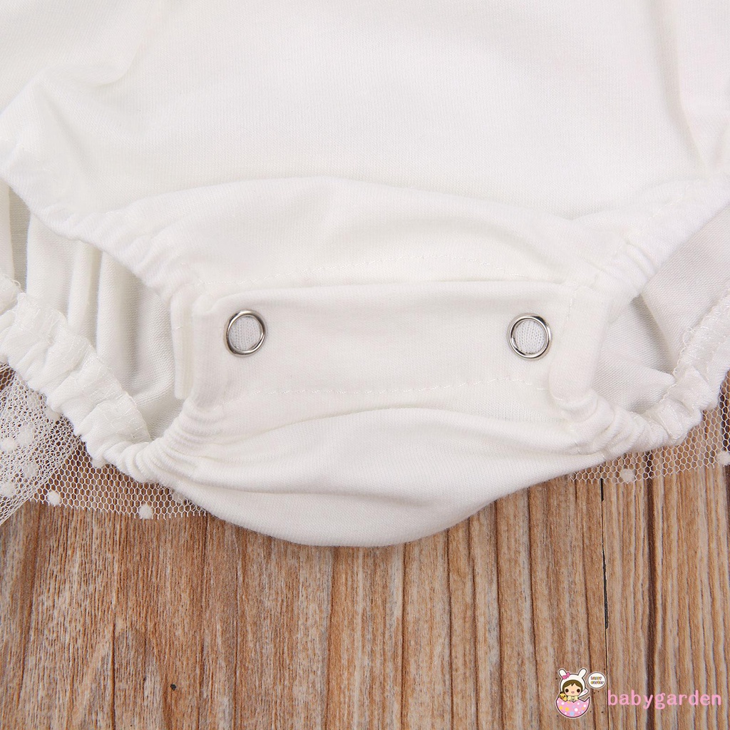 Áo Liền Quần Phối Ren Phong Cách Công Chúa Cho Bé Gái