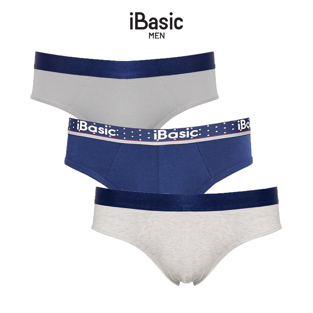 Combo 3 quần lót nam Brief iBasic PANM077