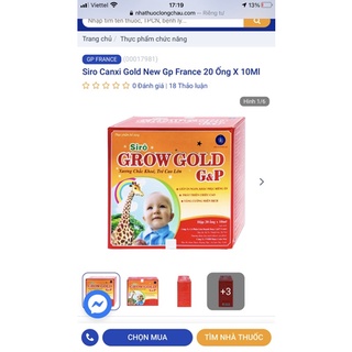 Siro Canxi Gold New GP – Giúp bé ăn ngon miệng, tăng chiều cao, dễ hấp thu, hỗ trợ tiêu hóa