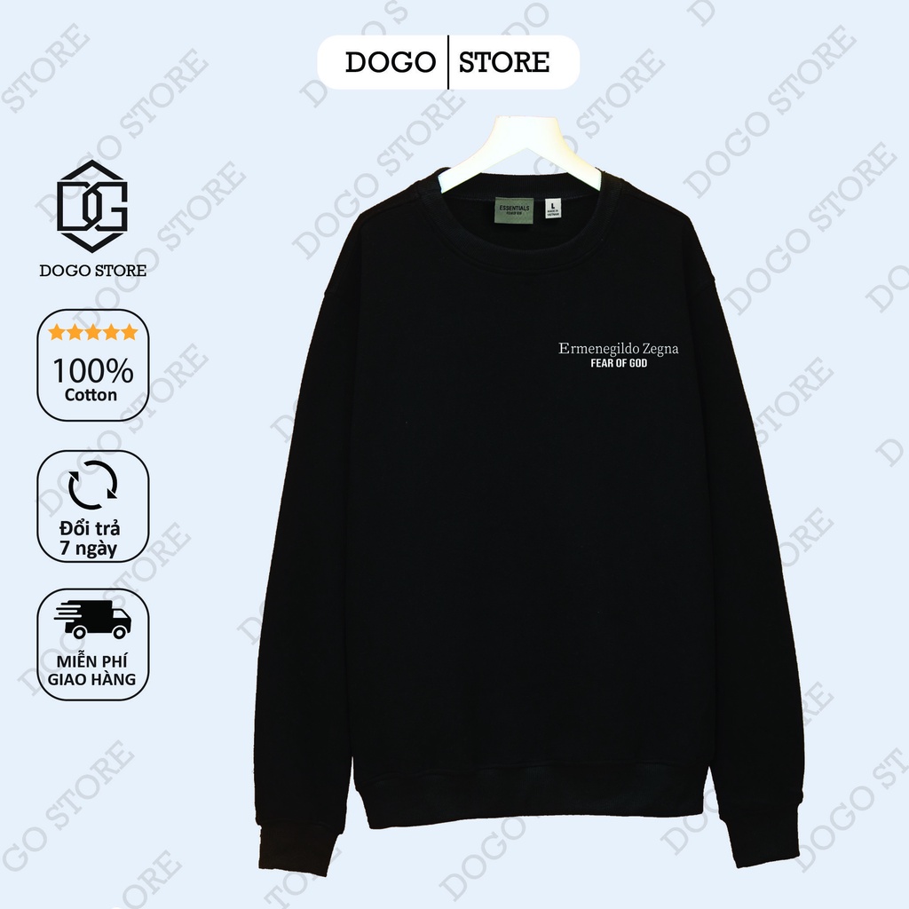 Áo Sweater ERMEN Dogo Store , áo sweater nam nữ nỉ bông cotton