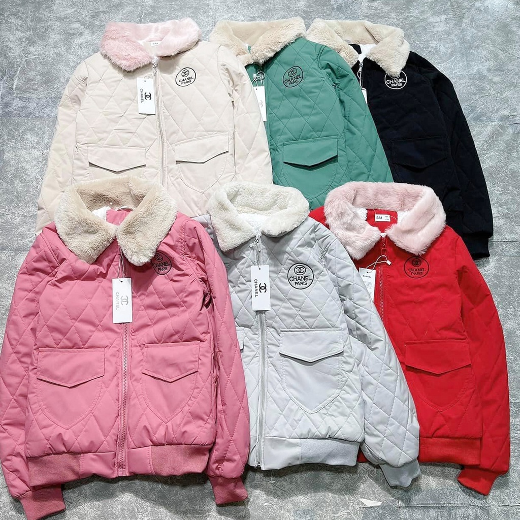 Áo phao nữ PHƯƠNG THÚY VNXK cao cấp - áo khoác lông 2021 lót lông dày dặn cực ấm sang trọng | BigBuy360 - bigbuy360.vn