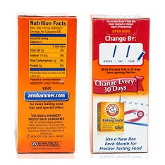 Bột trắng răng Baking soda nhập khẩu Mỹ ( 454g)  bột làm bánh, tẩy tế bào chết