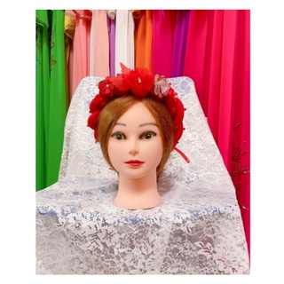 mấn cô dâu đính hoa cao cấp