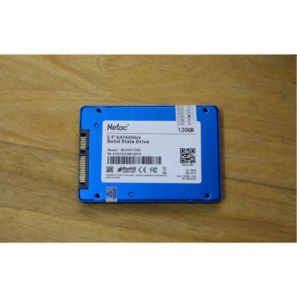 LU7 HDGD Ổ cứng SSD 120GB Netac N535S SATA III 6GB/s 2.5 inch Bảo Hành 36 Tháng 25