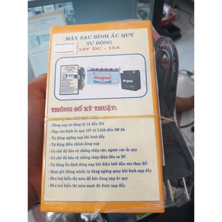 Máy sạc bình ắc quy tự động 12v - 15a