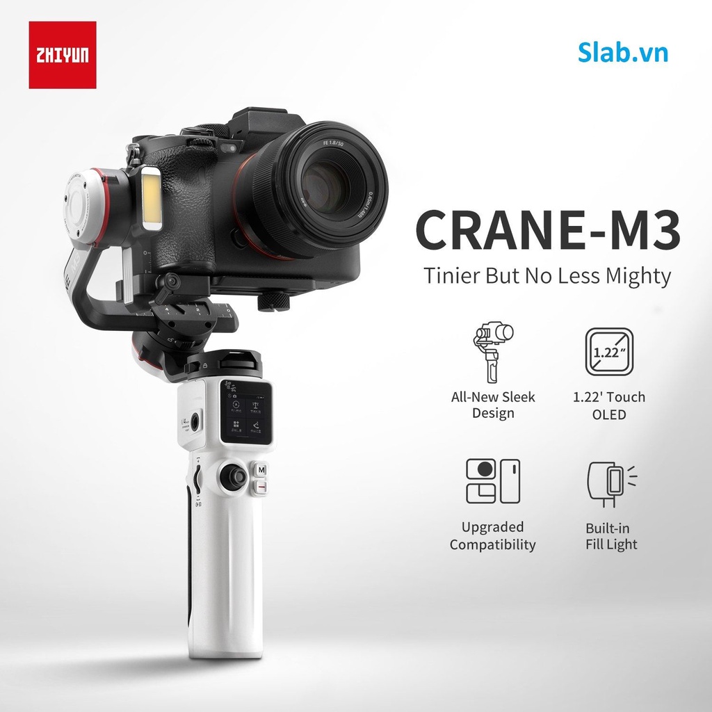 Gimbal chống rung cho máy ảnh Zhiyun Crane M3 | BigBuy360 - bigbuy360.vn