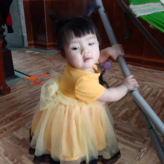 Váy cộc tay xòe công chúa