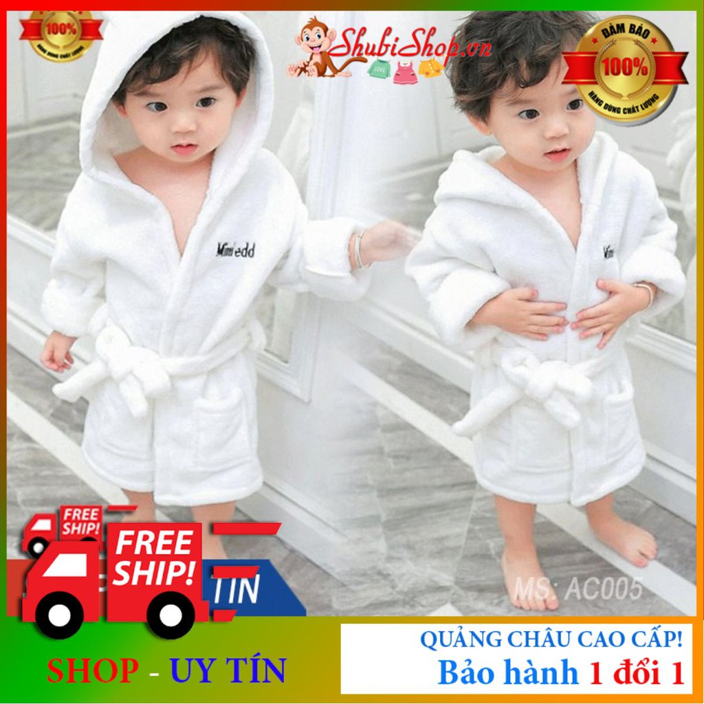 [Mã SKAMLTSM9 giảm 10% đơn 99K] [CAO CẤP] Áo Choàng Tắm Và Đi Biển SWIMSUIT Cho Bé Trai Và Bé Gái 6-20kg-^^