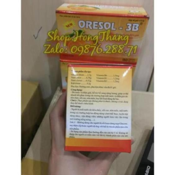 Bột pha uống ORESOL -3B Bù Nước Và Chất Điện Giải