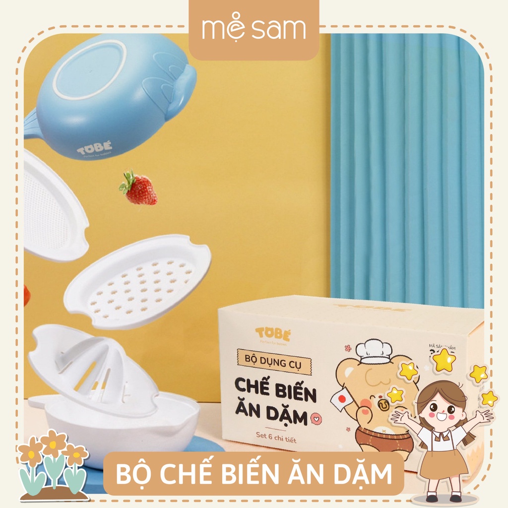 Bộ dụng cụ chế biến ăn dặm ToBé