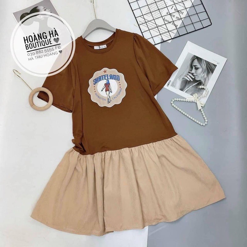 BÁN SỈ VÁY SUÔNG CHỮ STAKELAND PHỐI CHÂN BÈO CHO NỮ | BigBuy360 - bigbuy360.vn