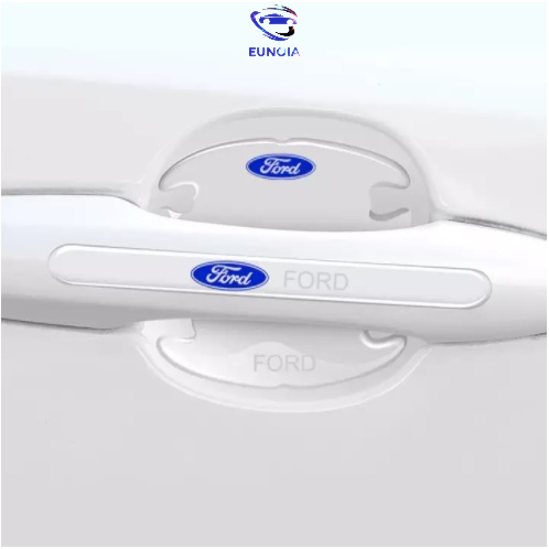 [FORD] Bộ 10 Miếng Dán Silicon Chống Xước Hõm Cửa, Tay Nắm Cửa , Gương Ô Tô Xe Hơi Có Logo Hãng Xe Ford