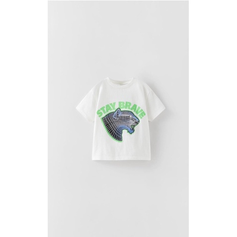 Áo phông cotton các hình bé trai vợt sale