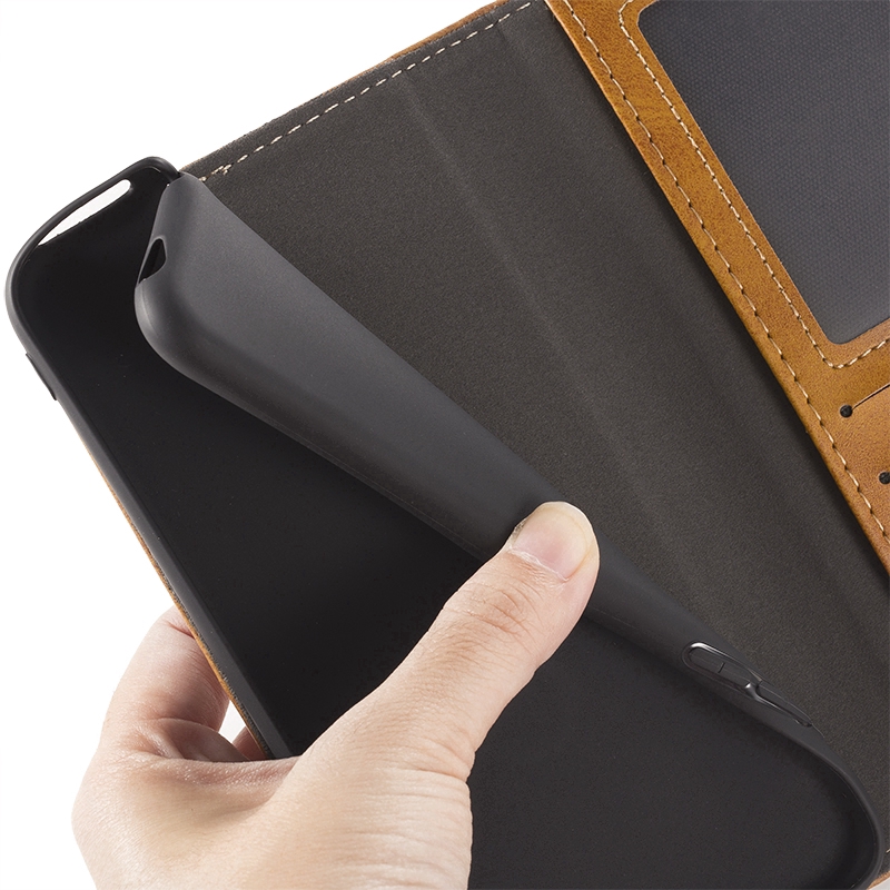 Bao da điện thoại dạng ví nắp lật nam châm sang trọng có ngăn đựng thẻ thời trang cho LG G4
