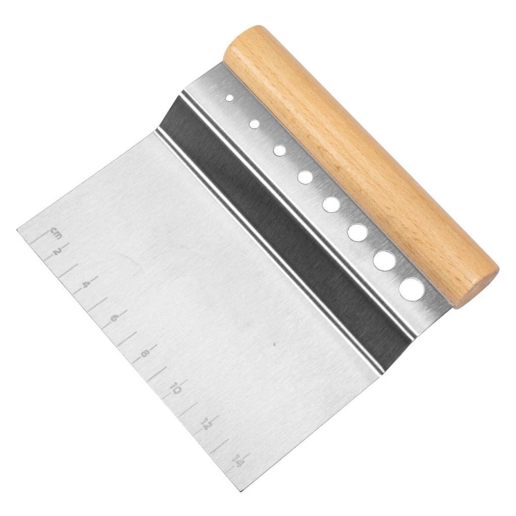 Dụng Cụ Cắt Bánh Pizza / Bánh Kem Với Tay Cầm Bằng Gỗ Tiện Dụng