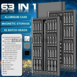 63 in 1 Magnetic Precision Screwdriver Set Phone Combination Repair Tool Kit