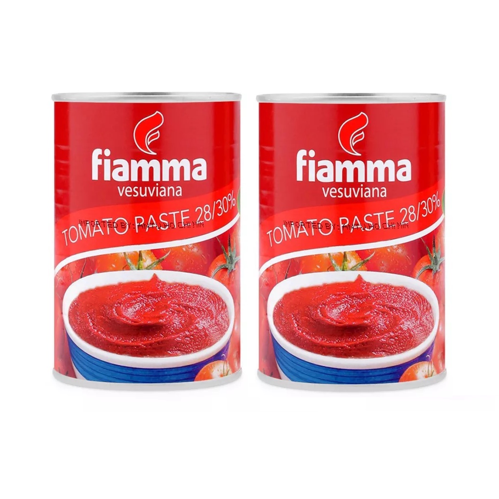 Cà chua xay nhuyễn tomato paste Fiamma hộp 400g