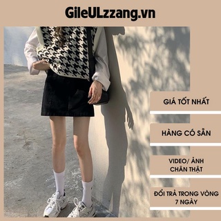 Áo gile caro 2 màu ulzzang ⚡️HÀNG LOẠI I⚡️ áo ghi lê nữ hàn quốc HVIRITA