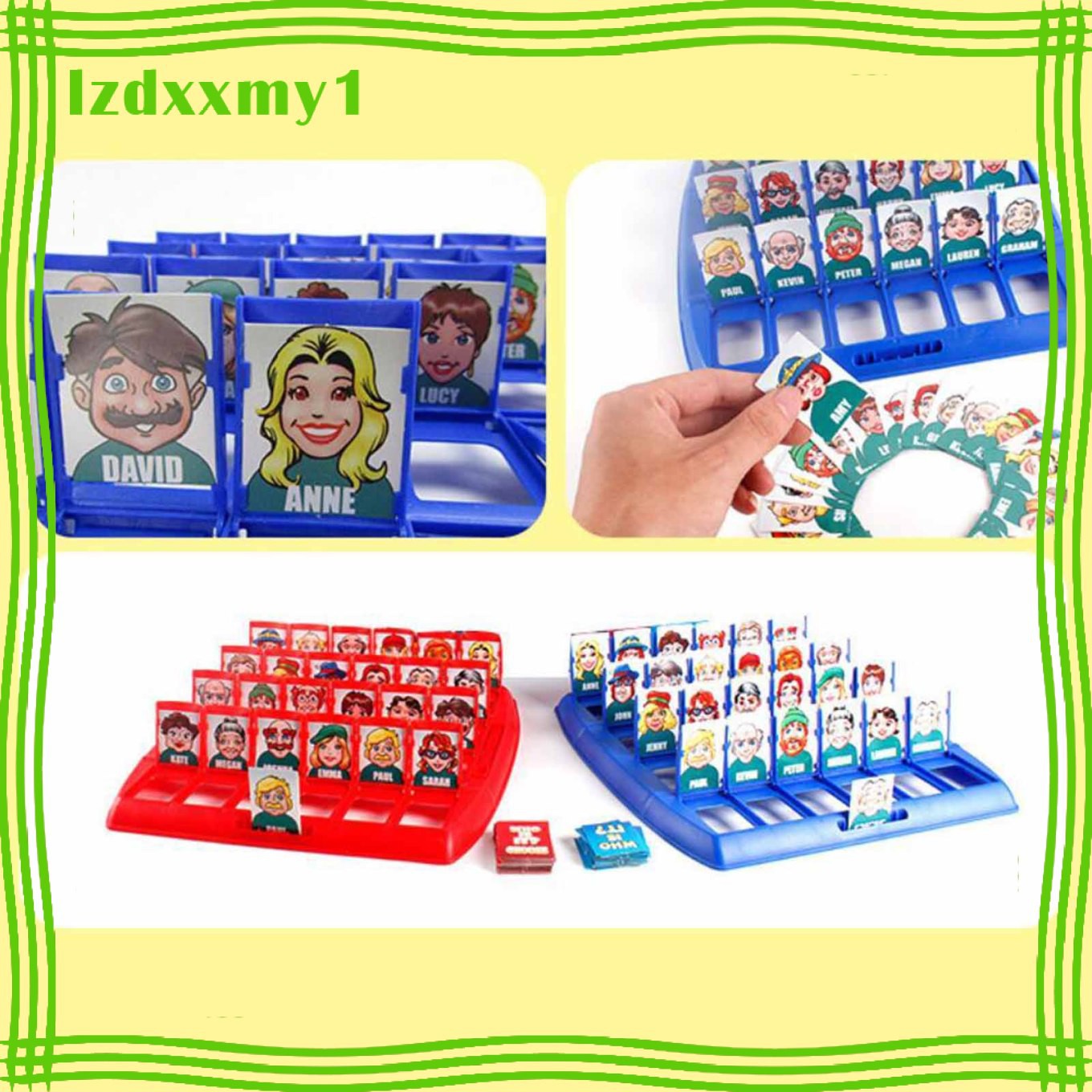 Bộ Trò Chơi Board Game Who Is It Cho Gia Đình / Du Lịch