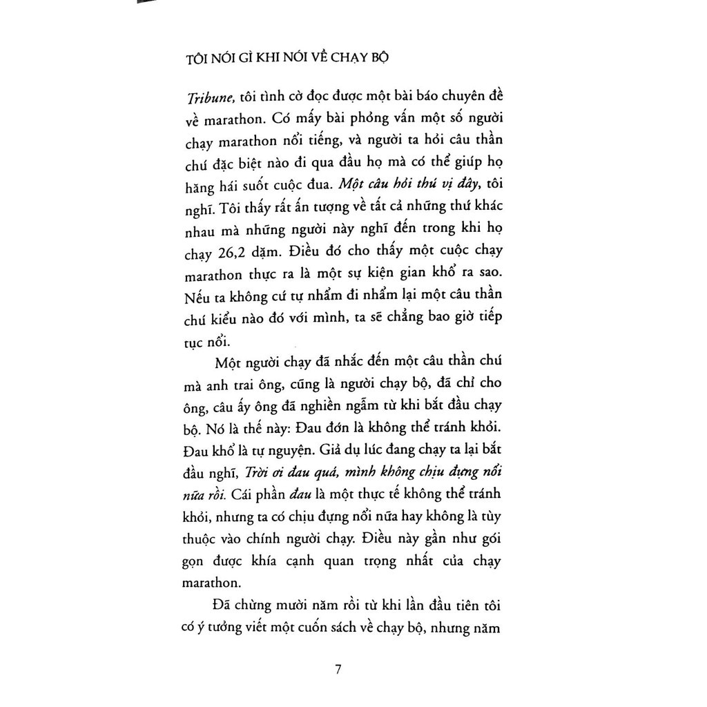 Sách - Tôi Nói Gì Khi Nói Về Chạy Bộ - Nhã Nam