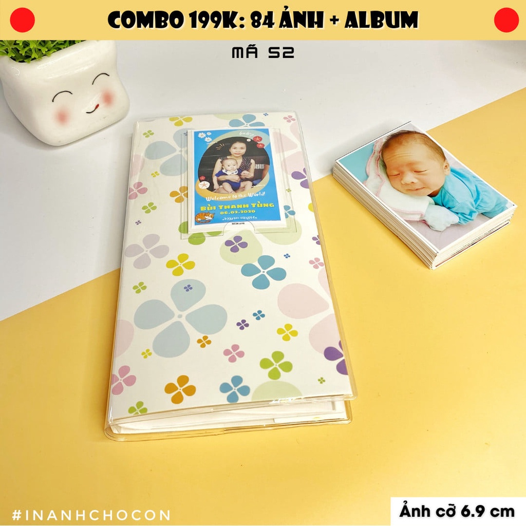 In 84 ảnh 6.9 Ultra HD - Công nghệ in ProLab - giấy lụa cao cấp + Album