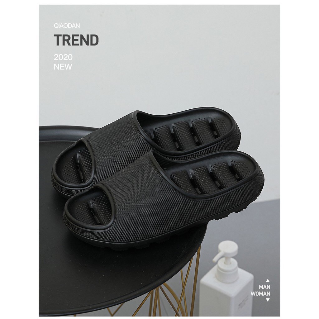 Dép Quai Ngang Nam Nữ Unisex Siêu Êm Siêu Nhẹ Đế Cao 5cm Cao Su Non Cao Cấp