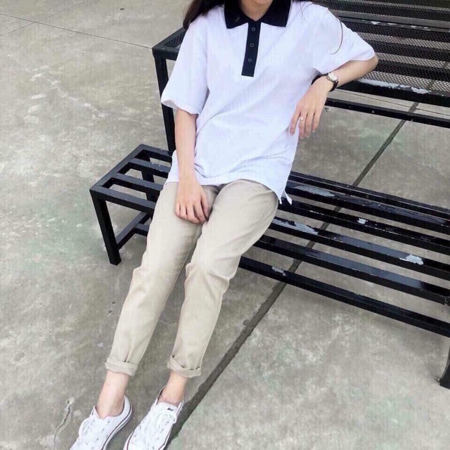 Quần Kaki Trơn Baggy xuông chất đẹp