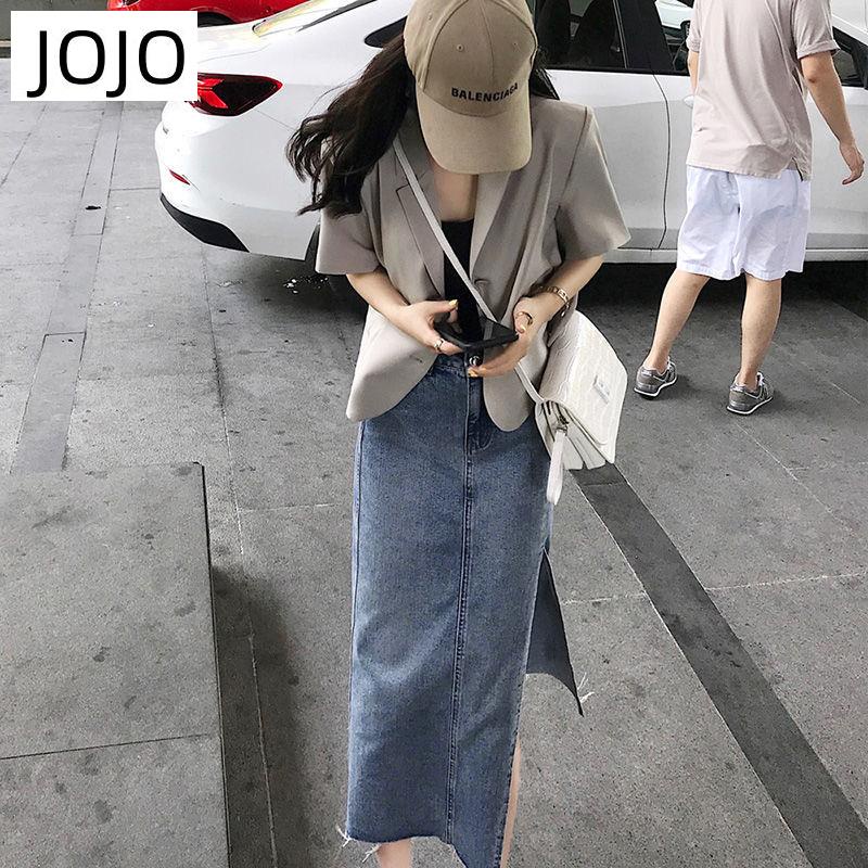 Áo Khoác Vest Tay Ngắn Màu Đen Thiết Kế Mỏng Thời Trang Mùa Hè Dành Cho Nữ