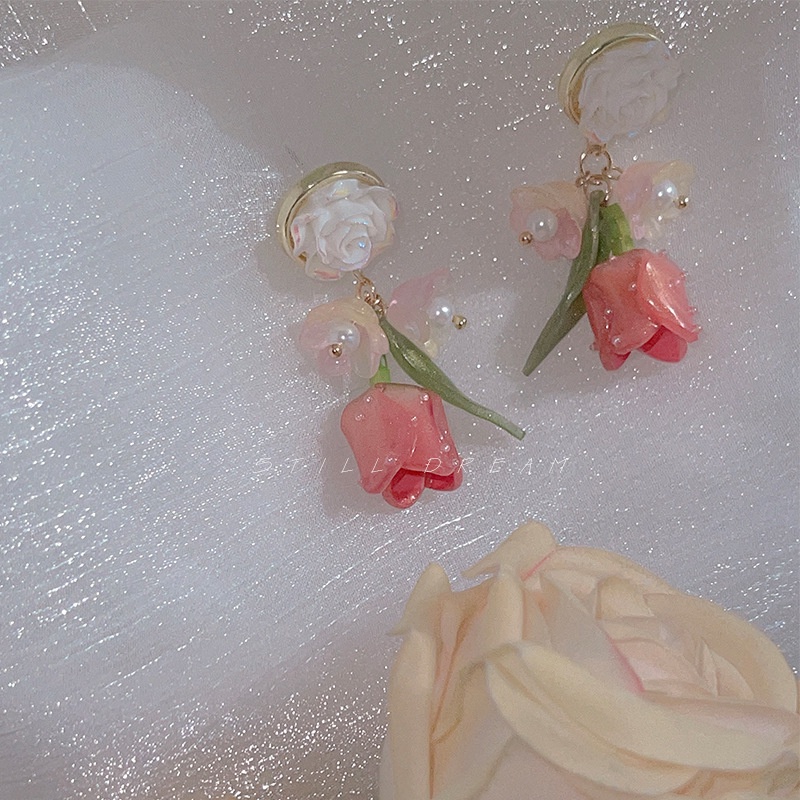 Khuyên Tai Nữ Hình Bông Hoa Thời Trang