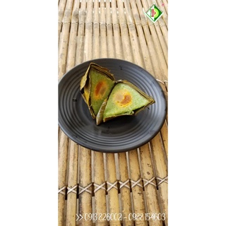 Bánh Ú Ngót nhân mặn [Bánh tét Trà Cuôn Hai Lý tại Trà Vinh]