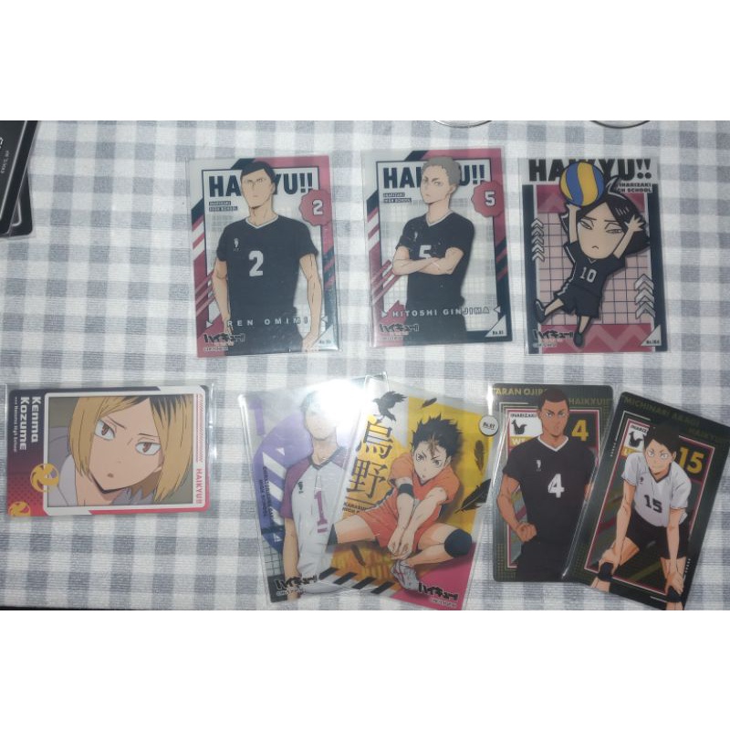 Thẻ nhân phẩm Haikyuu HQ các loại đã bóc
