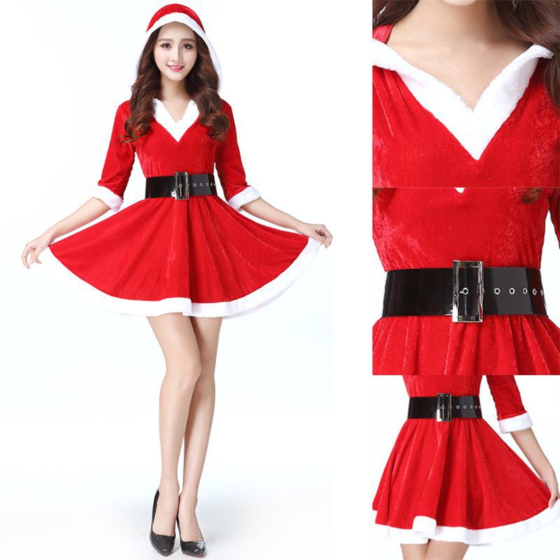 Đầm Hoá Trang Ông Già Noel Cho Nữ