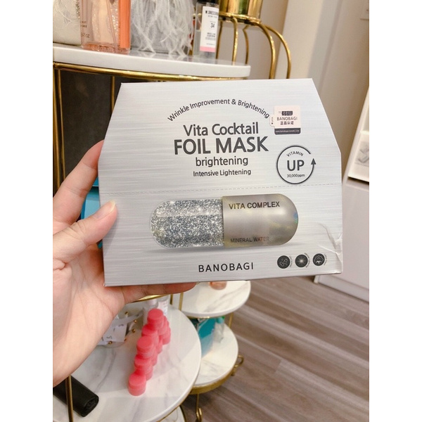 Mặt Nạ BNBG Vita Cocktail Brightening Foil Mask Sáng Da 30ml ⛔️⛔️