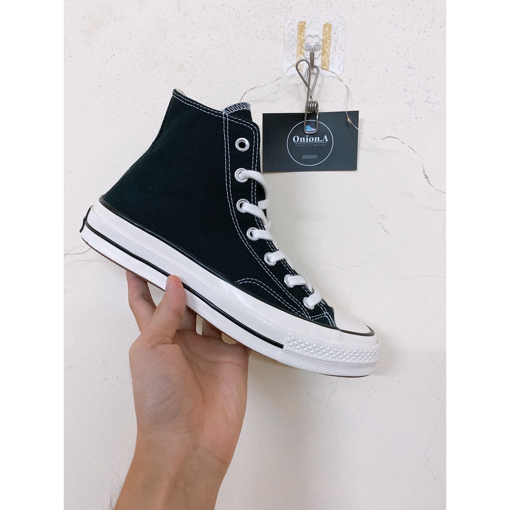 Onion.A - Giày Converse 1970s chính hãng màu đen cao cổ - 162050C